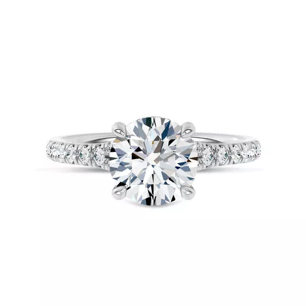 Cascata Halo Engagement Ring by Christian Siriano