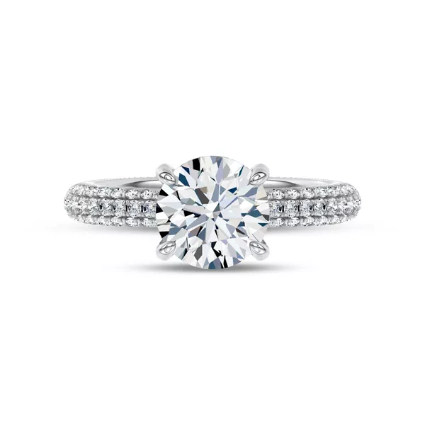 Sequined Pavé Engagement Ring by Christian Siriano