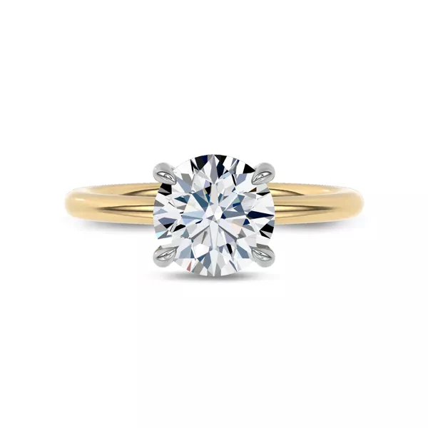 Moonlit Veil Lab Engagement Ring by Christian Siriano