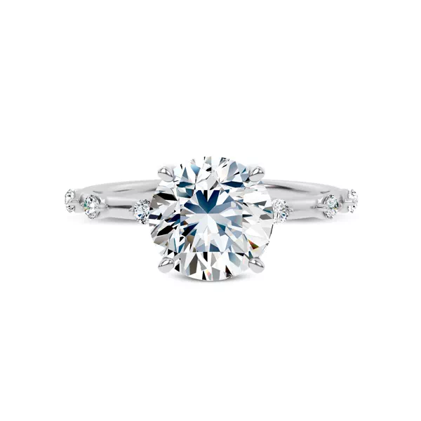 Starlight Spaced Diamond Engagement Ring