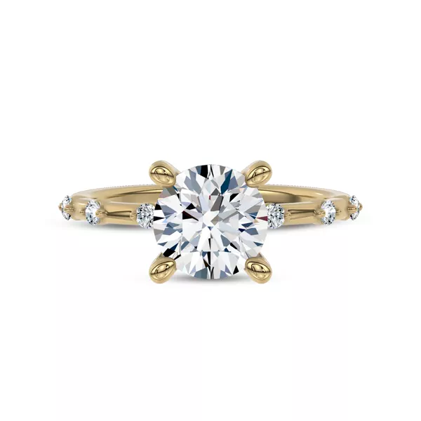 Starlight Spaced Diamond Engagement Ring