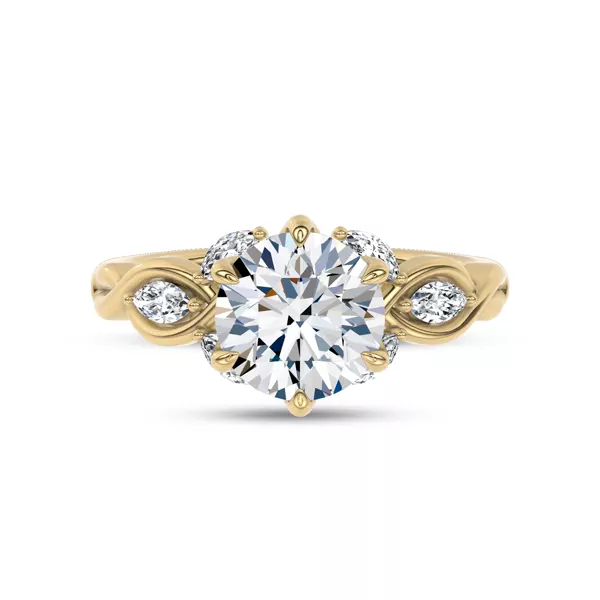 Valora Vine Lab Engagement Ring by Christian Siriano