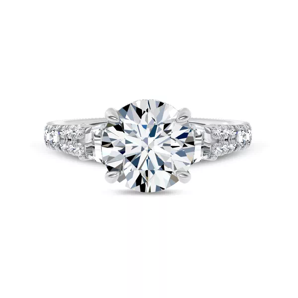 Mirabel Trapezoid Lab Engagement Ring by Christian Siriano