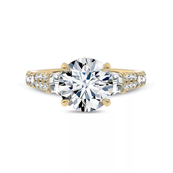 Mirabel Trapezoid Lab Engagement Ring by Christian Siriano