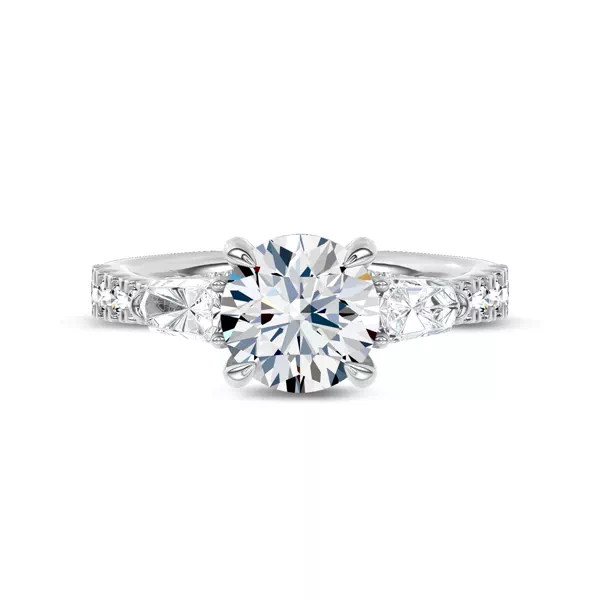 Ondina Pavé Lab Diamond Engagement Ring by Christian Siriano