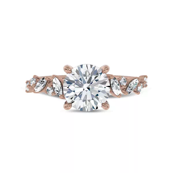 Hayley Scattered Lab Diamond Engagement Ring