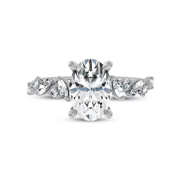 Hayley Scattered Lab Diamond Engagement Ring