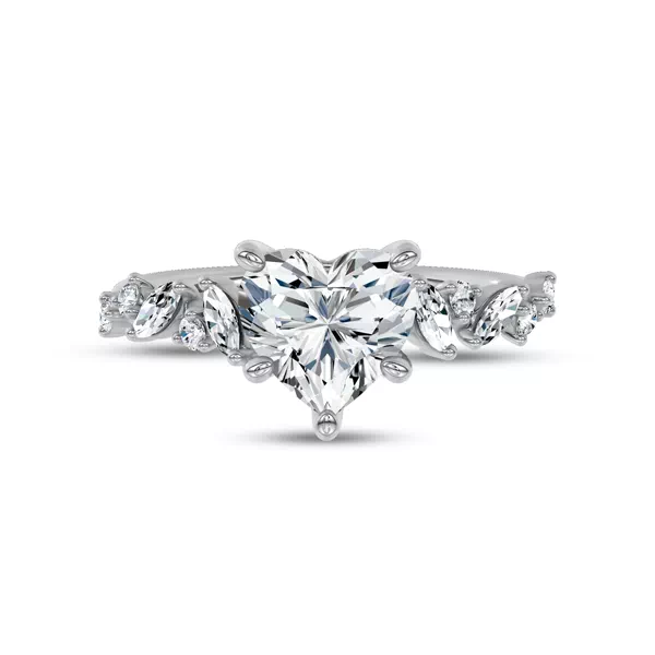 Hayley Scattered Lab Diamond Engagement Ring