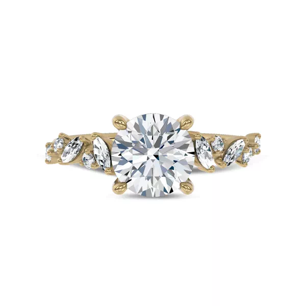 Hayley Scattered Lab Diamond Engagement Ring