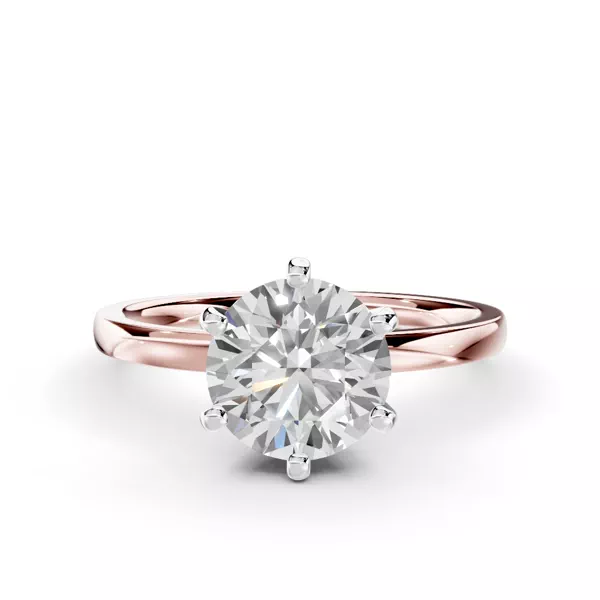 Boda Six-Prong Comfort-Fit Ring (1.5mm)