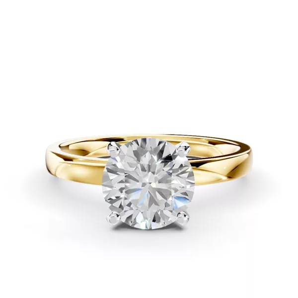 Linda Comfort-Fit Engagement Ring (2mm)