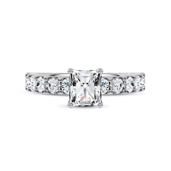 Jules Classic Lab Engagement Ring (.90ct. tw.) With 1.19 Carat Radiant Diamond
