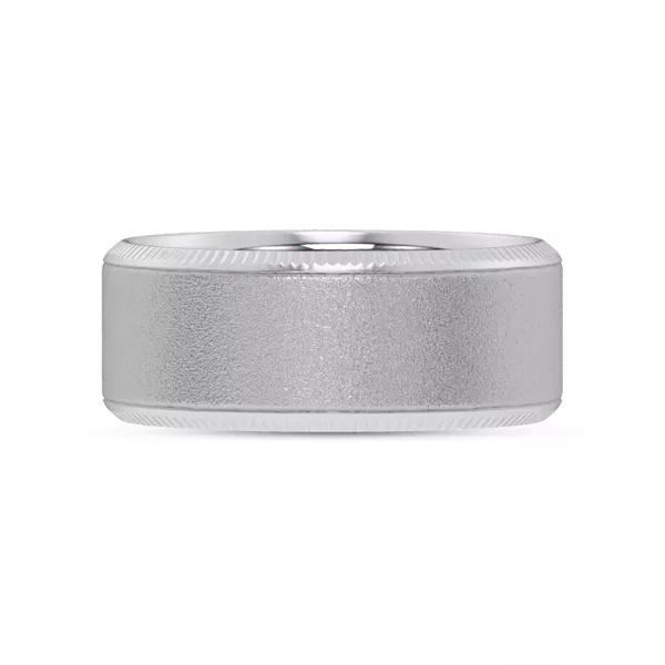 Mixed Textured Coin Edge Band (9mm)