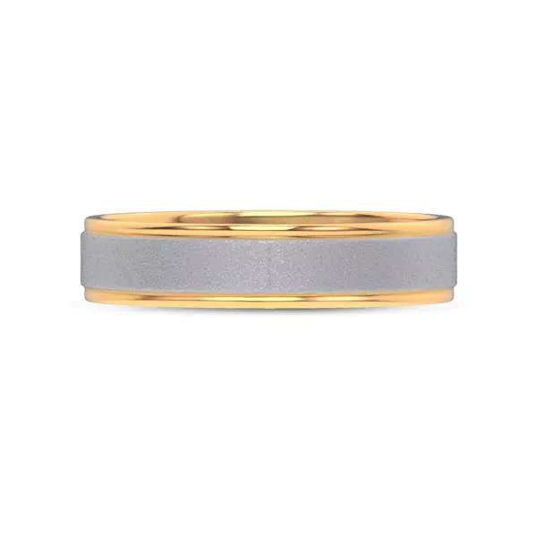 Brushed Center High-Polish Edge Band (5mm)