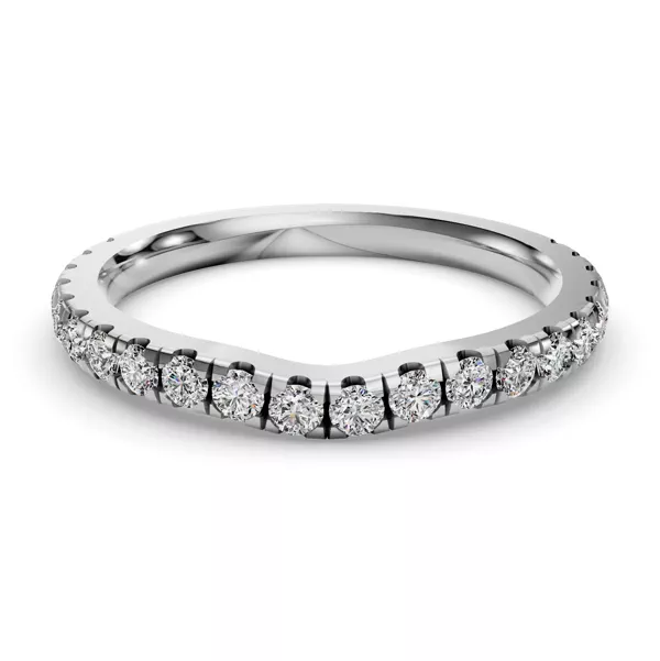 Gabriella Majestic Pavé Contoured Band