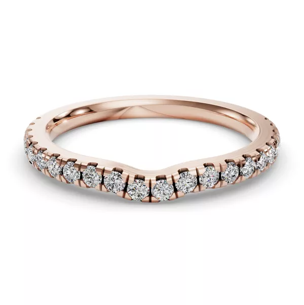 Kennedy Majestic Pavé Contoured Band
