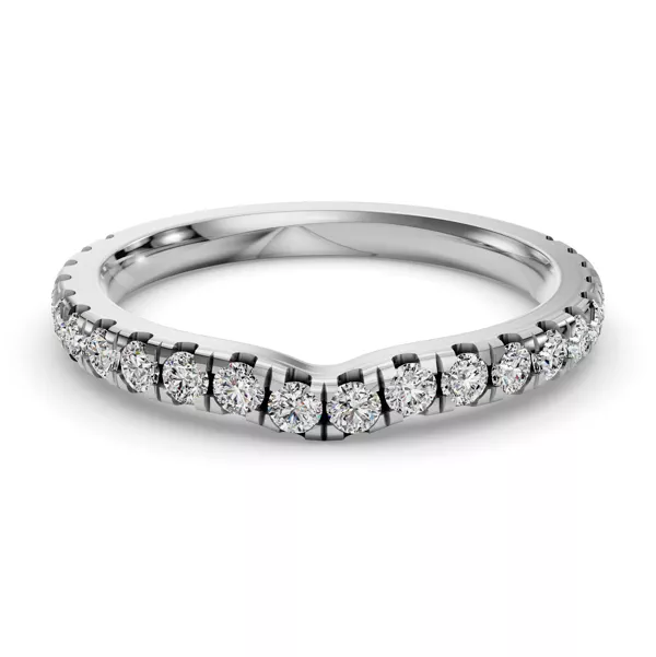 Bella Pavé Contoured Band (1.8mm)