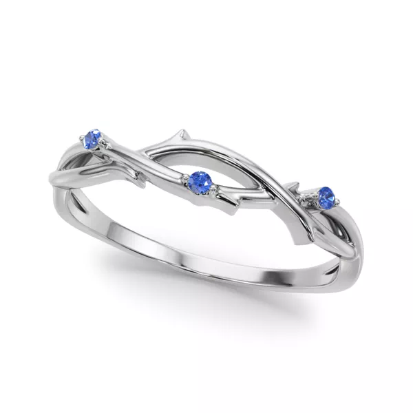 Vine Sapphire Band