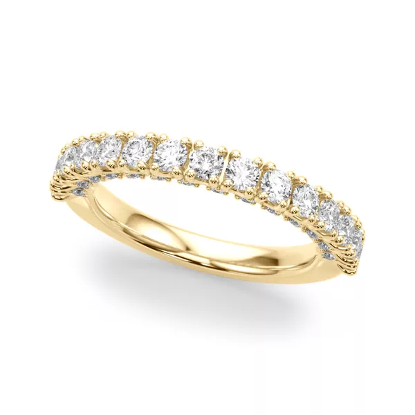Vellara Sculpted Pavé Band