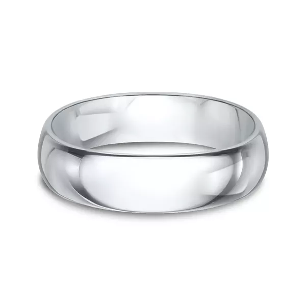Cobalt Low-Dome Comfort-Fit Polished Band (6mm)