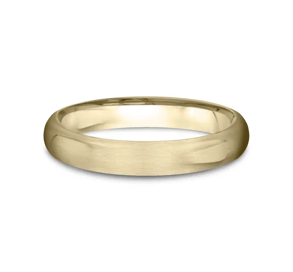 Low Dome Comfort-Fit Satin Finish Band (3mm)