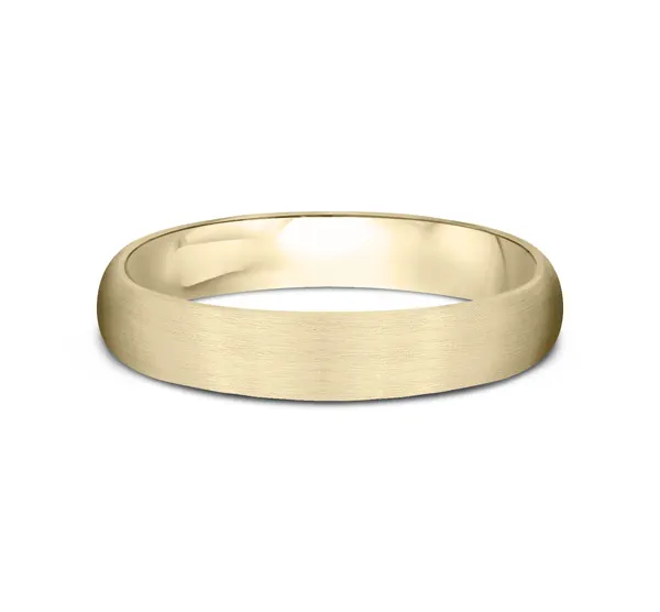 Midweight Classic Satin Finish Plain Band (4mm)