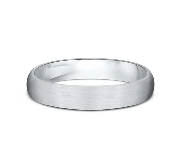 Midweight Classic Satin Finish Plain Band (4mm)