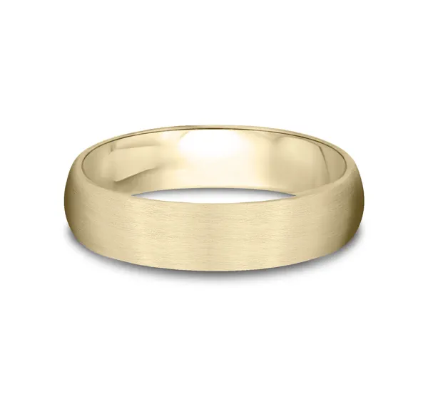 Midweight Classic Satin Finish Plain Band (5mm)
