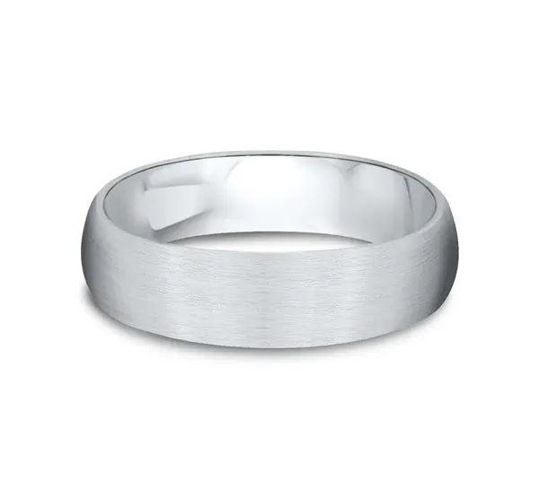 Midweight Classic Satin Finish Plain Band (6mm)