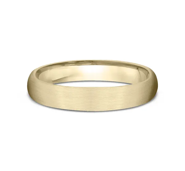 Classic Comfort-Fit Satin Finish Band (4mm)