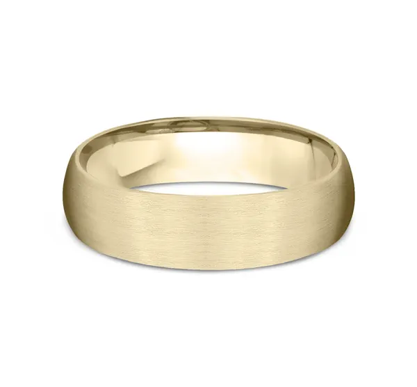 Classic Comfort-Fit Satin Finish Band (6mm)