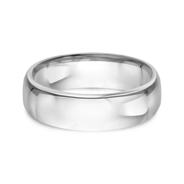 Cobalt Euro Comfort-Fit Plain Band (6.5mm)
