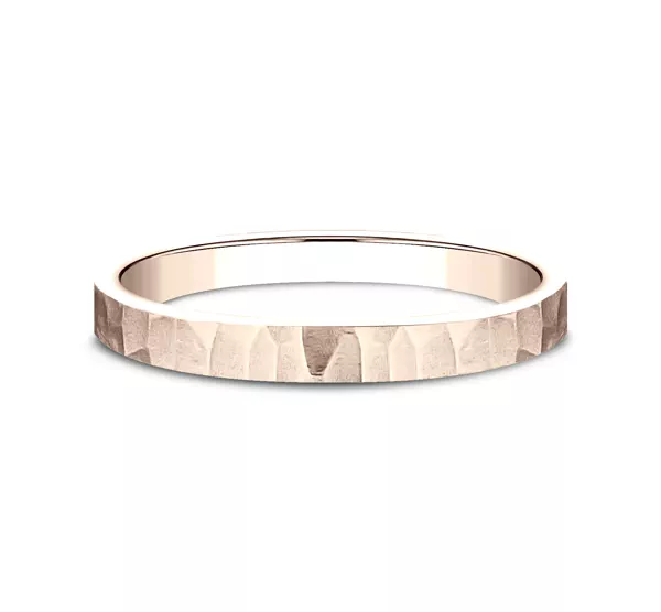 Satin Hammered Band (2mm)