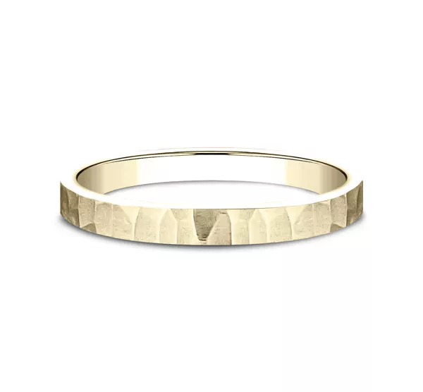 Satin Hammered Band (2mm)