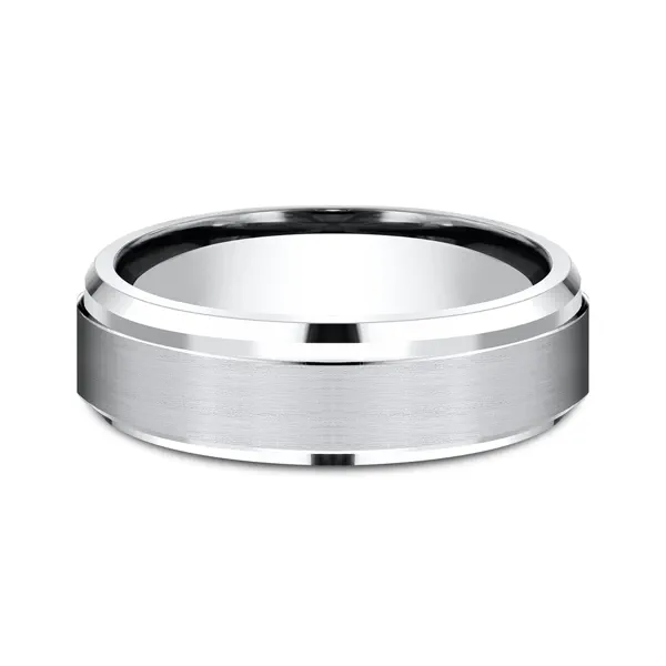 Cobalt Drop Bevel Edge Comfort-Fit Band (6mm)