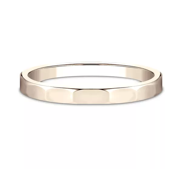 Polished Faceted Band (2mm)
