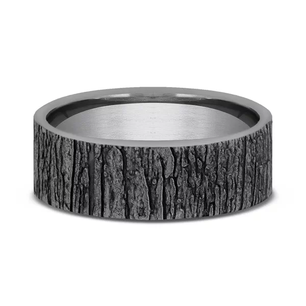 Ridgebark Tantalum Comfort-Fit Band (7mm)