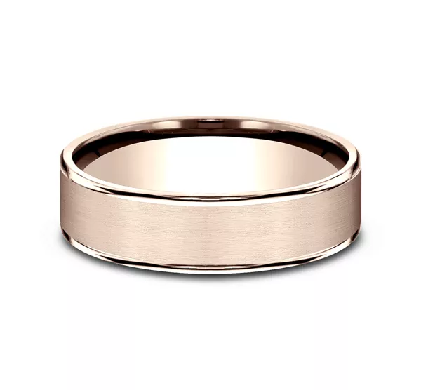 Axis Satin Comfort-Fit Band (6.5mm)