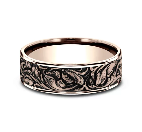 Sovereign Engraved Comfort-Fit Band (7.5mm)