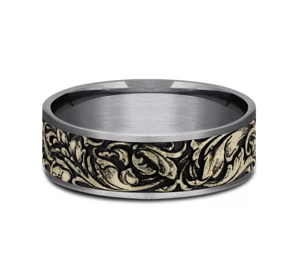 Sovereign Mixed Metal Comfort-Fit Band (7.5mm)