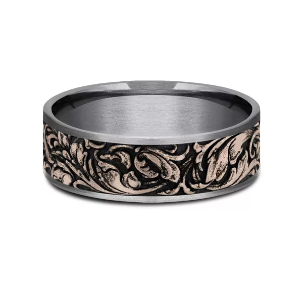 Sovereign Mixed Metal Comfort-Fit Band (7.5mm)