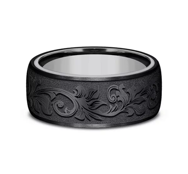 Shadow Scroll Comfort-Fit Band (8mm)
