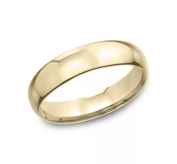 Low Dome Comfort-Fit Polished Band (5mm)
