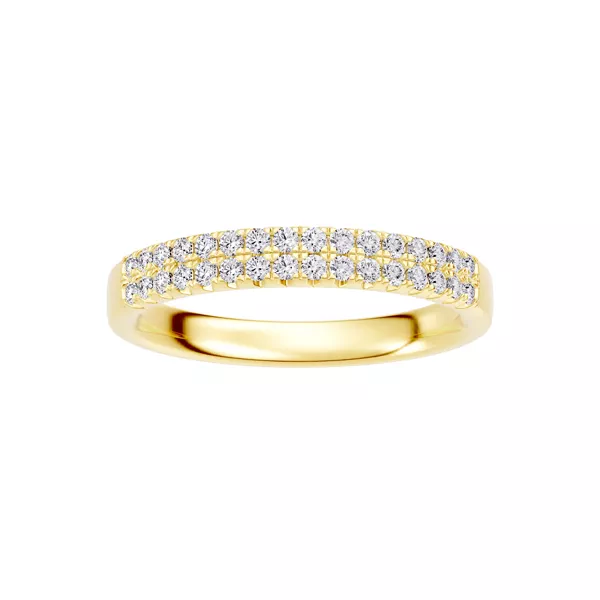 Classic Double-Row Pavé Diamond Band (0.33 ct. tw.)