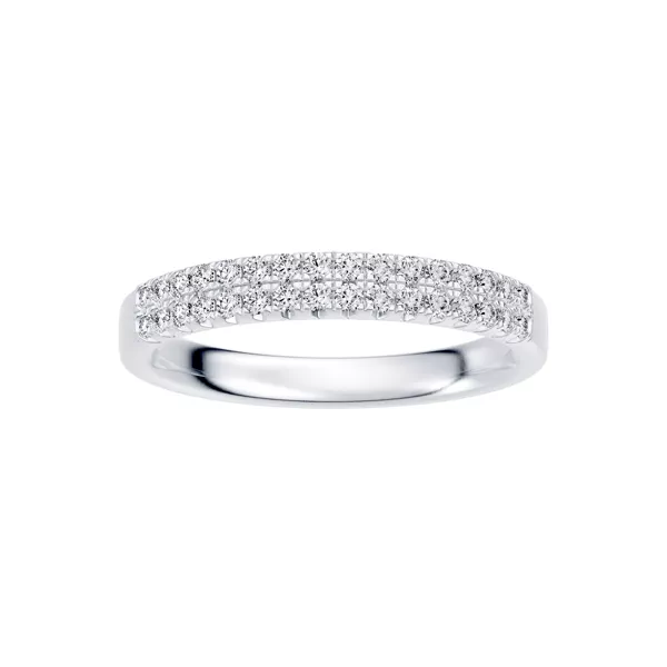 Classic Double-Row Pavé Diamond Band (0.33 ct. tw.)