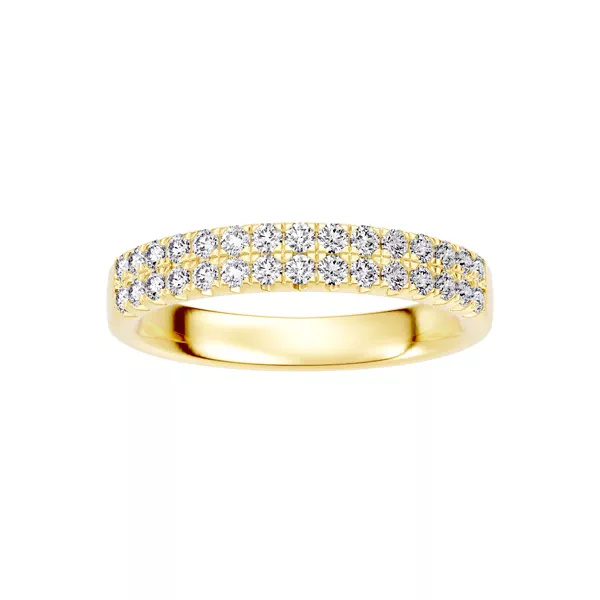 Classic Double-Row Pavé Lab Diamond Band (0.50 ct. tw.)