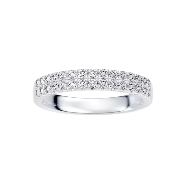 Classic Double-Row Pavé Lab Diamond Band (0.50 ct. tw.)