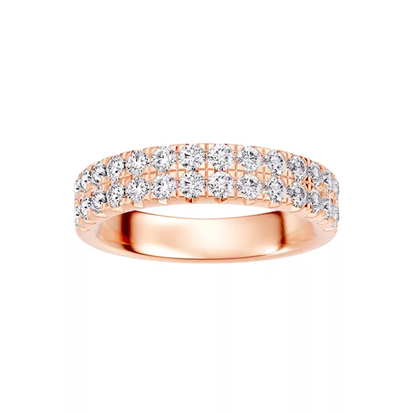 Classic Double-Row Pavé Diamond Band (1.00 ct. tw.)