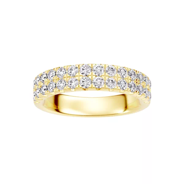 Classic Double-Row Pavé Diamond Band (1.00 ct. tw.)