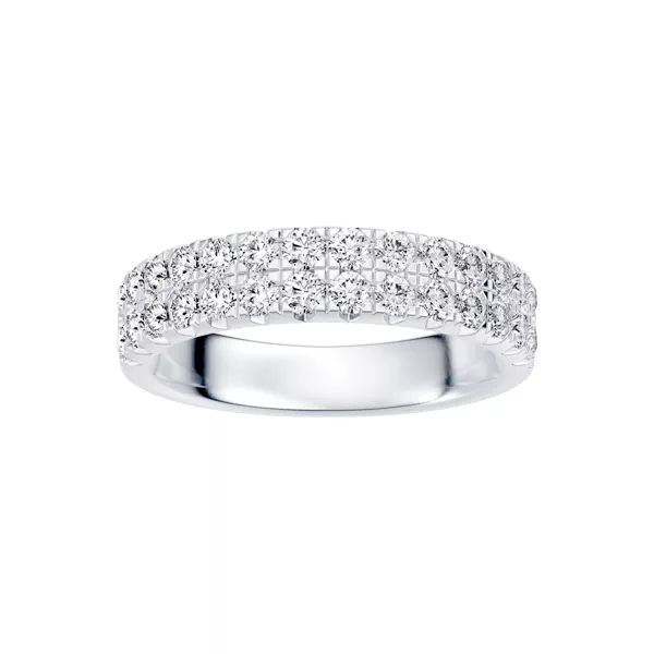 Classic Double-Row Pavé Lab Diamond Band (1.00 ct. tw.)